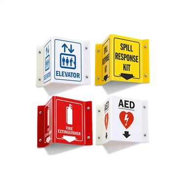 Dobbeltsidig utstikkende akrylskilt