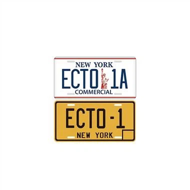 Preget metall-lisensskilt