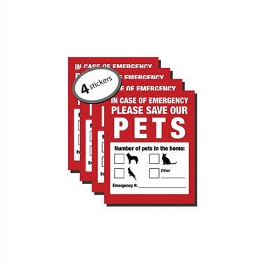 Klistremerke for redningsredning for kjæledyr